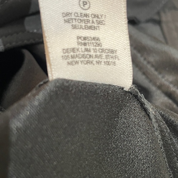 Derek Lam 10 Crosby Wide Leg Front Zipper Pants Size 4 Black - Picture 14 of 14